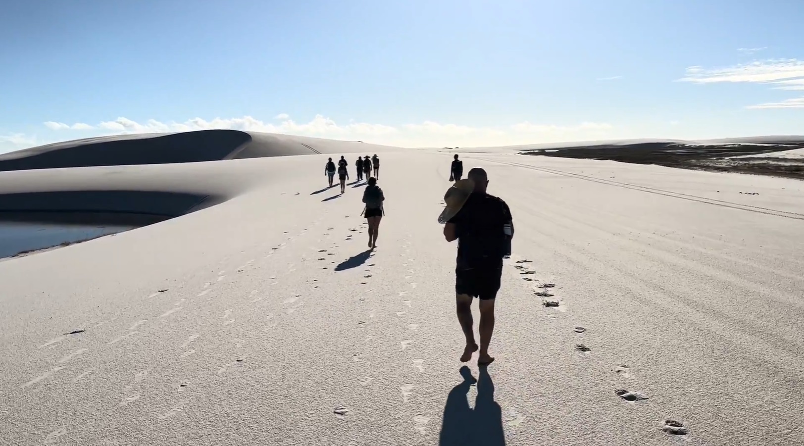 Lencois Maranhenses walking Beyond sand dunes: Why Lençóis Maranhenses is the most unique desert you'll ever visit
