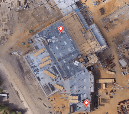 Drone Helps Verify Earthwork at Hospital Construction Site